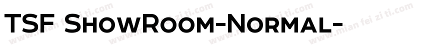TSF ShowRoom-Normal字体转换